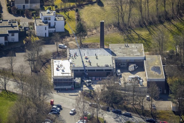 Aerial view, Dialysis Centre Hochsauerland, Meschede City, Meschede, Sauerland, North
