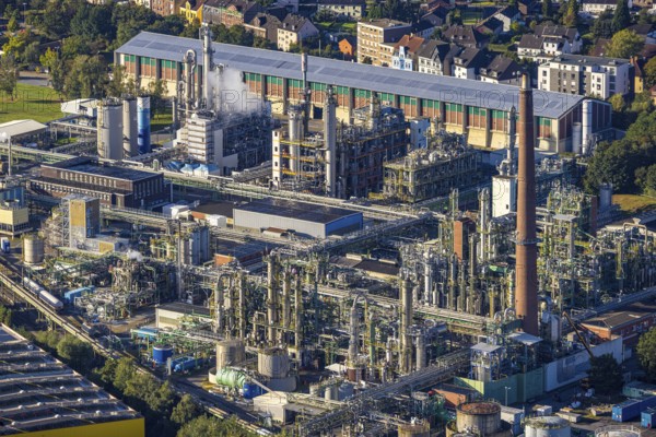 Aerial view, Evonik Industries AG in the district Eickel in Herne, Ruhr area, North