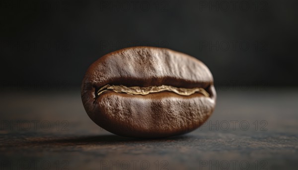 Artistic Representation Of A Coffee Bean: A Creative Interpretation Of The Continuity Of Coffee
