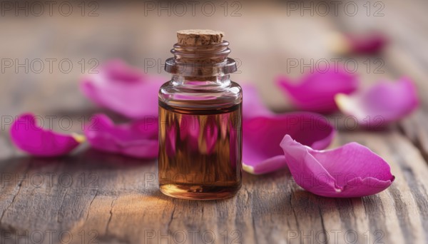 Wooden Tray Infused With Rose Petal Essential Oil: Aromatic, Natural Fragrance Perfect For