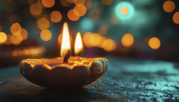 Diwali Lantern: A Symbol Of Light And Celebration During The Festival Of Lights. Brightly Lit