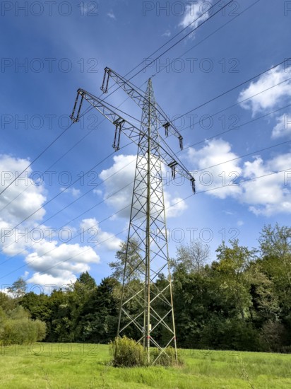 Large tall overhead line mast High-voltage mast Electricity mast Support mast Suspension of