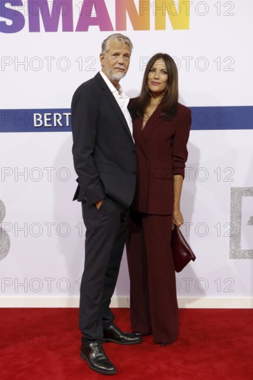 Kai Wiesinger and Bettina Zimmermann arriving at the Bertelsmann Summer Party 2025 at the