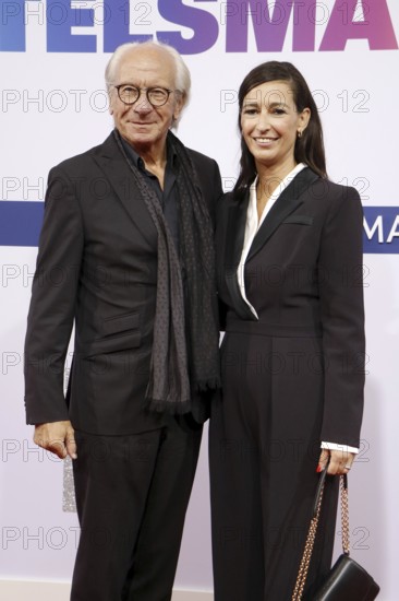 Wolf Baür and Pinar Atalay arriving at the Bertelsmann Summer Party 2025 at the Bertelsmann