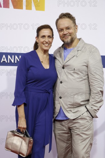 Ulrike Frank and Marc Schubring arriving at the Bertelsmann Summer Party 2025 at the Bertelsmann