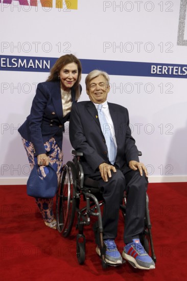 Alexandra Freifrau von Rehlingen and man Prof. Dr Matthias Prinz arriving at the Bertelsmann Summer