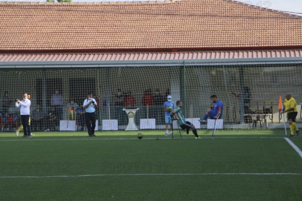 Football for the disabled amputees. The final match of amputee football between Sahinbey Belediye