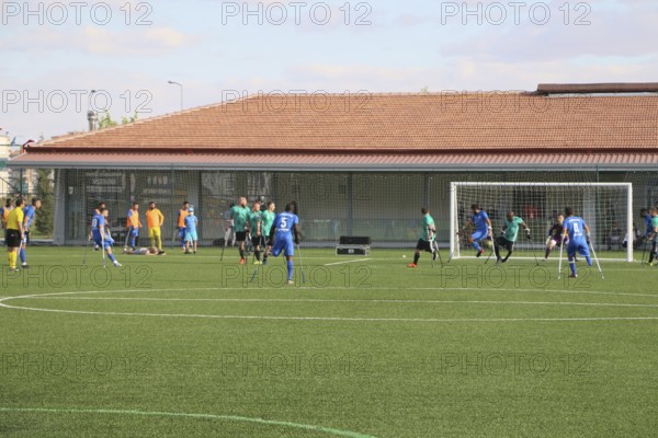 Football for the disabled amputees. The final match of amputee football between Sahinbey Belediye