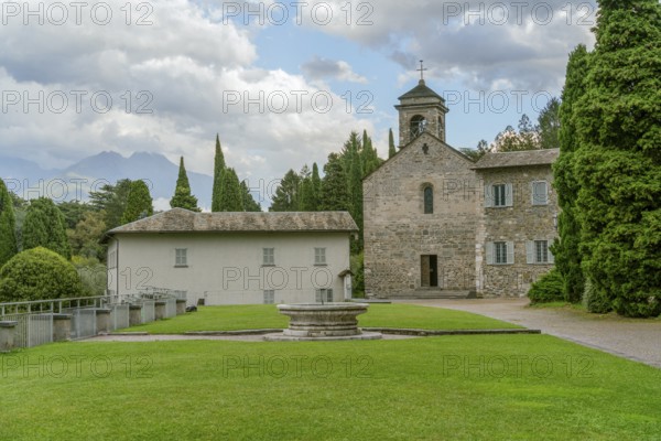 Impression around the Piona Priory or Piona Abbey, a religious complex on the Lecco bank of Lake