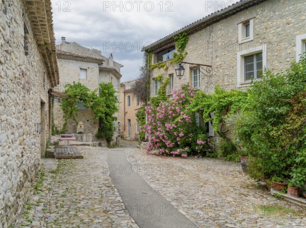 Scenery in Vaison-la-Romaine, a town in the Vaucluse department in the Provence region in