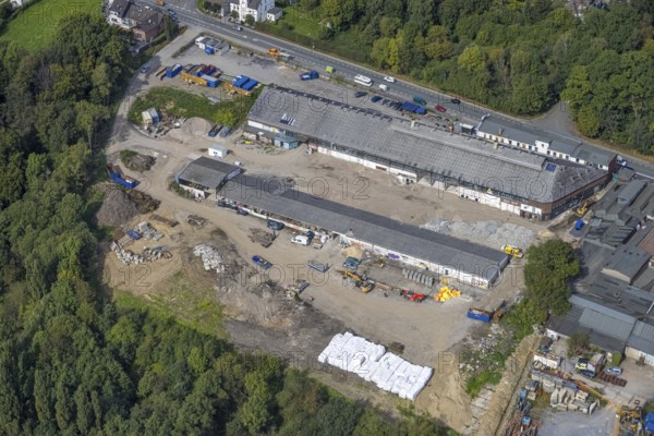 Aerial view, site of the Friedrich Hünninghaus drop forge on Haßlinghauser Straße in the Sauerbruch