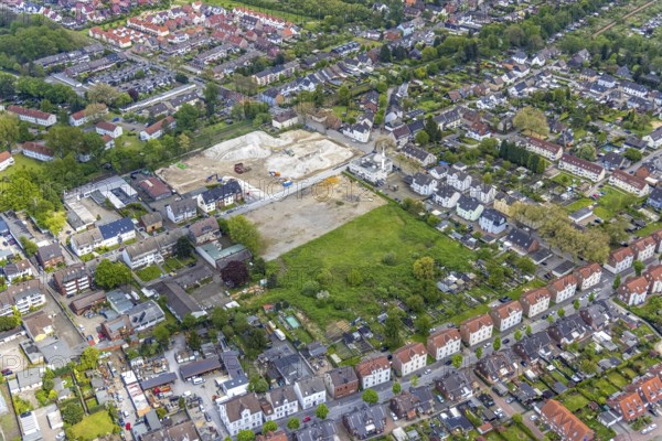 Aerial view, demolition furniture store Tacke, Bramsfeld, mosque Türkisch-Islamischer KulturVerein