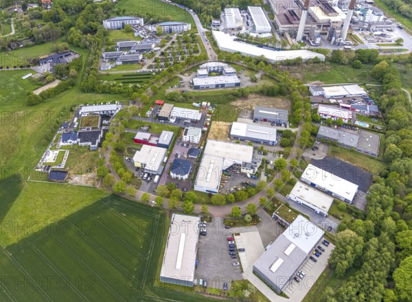 Aerial view, IWG Innovationszentrum Wiesenbusch Gladbeck, Gewerbepark Am Wiesenbusch, Rentfort,