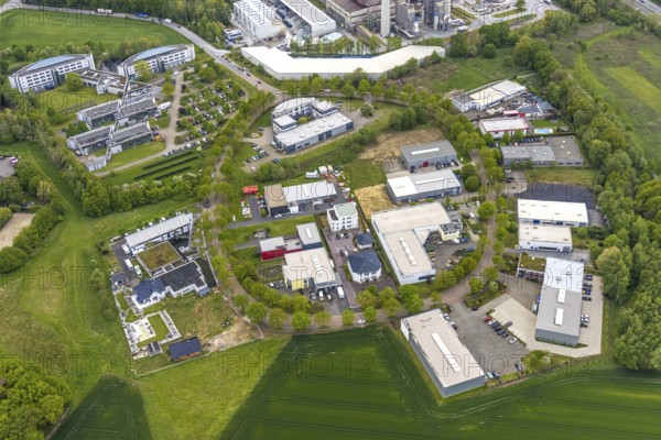 Aerial view, IWG Innovationszentrum Wiesenbusch Gladbeck, Gewerbepark Am Wiesenbusch, Rentfort,