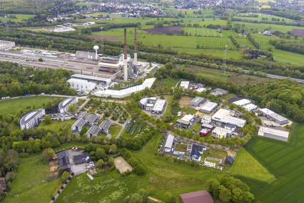 Aerial view, IWG Innovationszentrum Wiesenbusch Gladbeck, Gewerbepark Am Wiesenbusch, Rentfort,