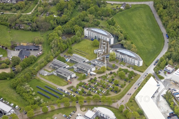 Aerial view, IWG Innovationszentrum Wiesenbusch Gladbeck, Gewerbepark Am Wiesenbusch, Rentfort,