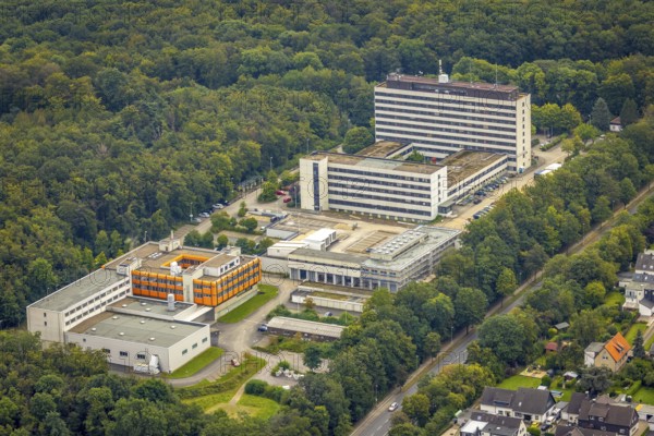 Aerial photograph, Hagen Police Headquarters and IT North Rhine-Westphalia Hagen Branch in the