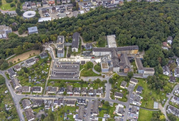Aerial view, Evangelisches Krankenhaus Hagen-Haspe und Evangelisches Alten- und Pflegeheim Haspe im