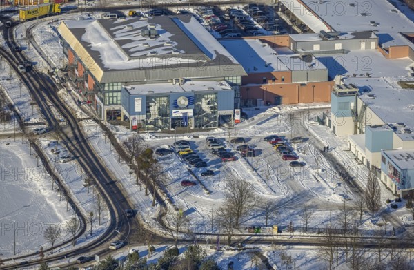 Aerial view, Westpress-Arena, Uentrop, Hamm, Ruhr area, North Rhine-Westphalia, Germany, DE,
