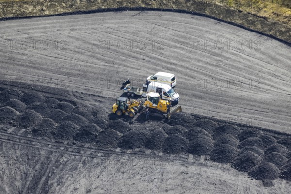 Aerial view, CreativRevier, former Ost Heinrich Robert mine, Herringen, Hamm, Ruhr area, North