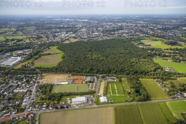 Aerial view, construction site at the Hammer SC sports facility between Hubert-Westermeier-Straße