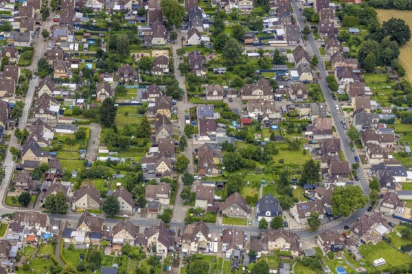 Aerial view, workers' housing estate Isenbecker Hof, Seelhofstraße, Juffernbuschstraße, Herringen,