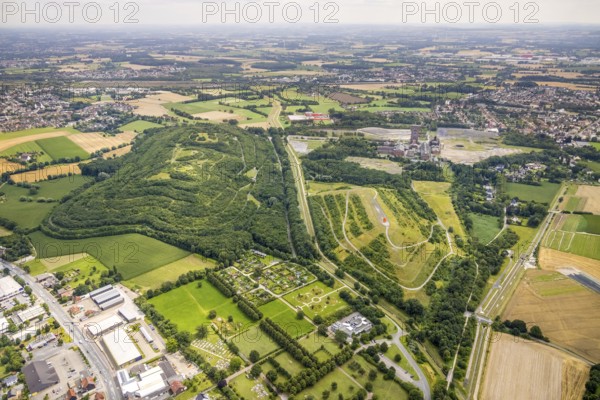 Aerial view, CreativRevier Heinrich Robert, former Ost Heinrich Robert mine, Kissinger Höhe and