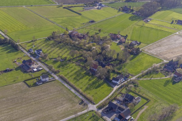 Aerial photograph, Otmar Alt Foundation, Uentrop, Hamm, Ruhr area, North Rhine-Westphalia, Germany,