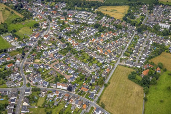 Aerial view, aerial view Braam-Ostwennemar, workers' housing estate Ostwennemar, Uentrop, Hamm,