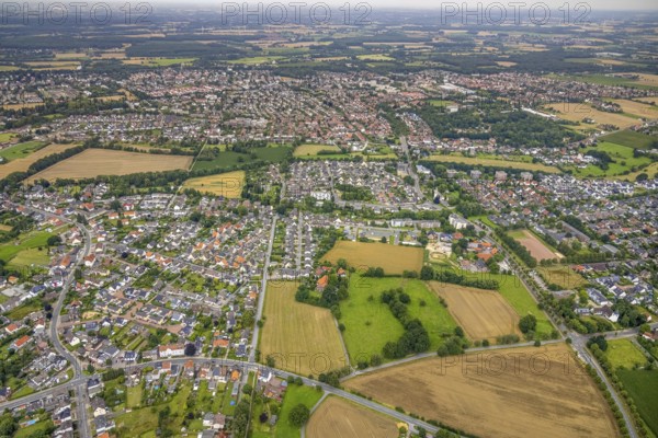 Aerial view, aerial view Braam-Ostwennemar, workers' housing estate Ostwennemar, Uentrop, Hamm,