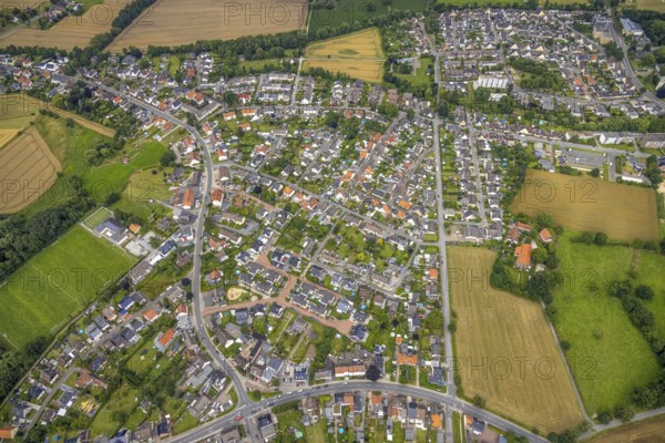 Aerial view, aerial view Braam-Ostwennemar, workers' housing estate Ostwennemar, Uentrop, Hamm,