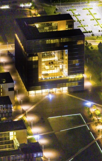 Aerial view, thyssenkrupp Quarter, Altendorf, Essen, Ruhr area, North Rhine-Westphalia, Germany,