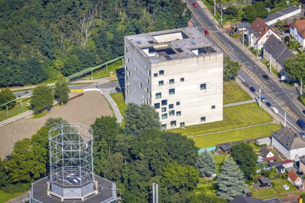 Aerial view, Folkwang University of the Arts - SANAA building on the grounds of the Zeche