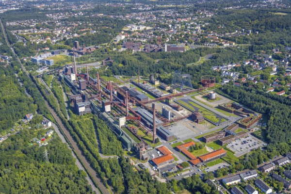Aerial view, UNESCO World Heritage Zollverein Coal Mine Industrial Complex and Zollverein Coking