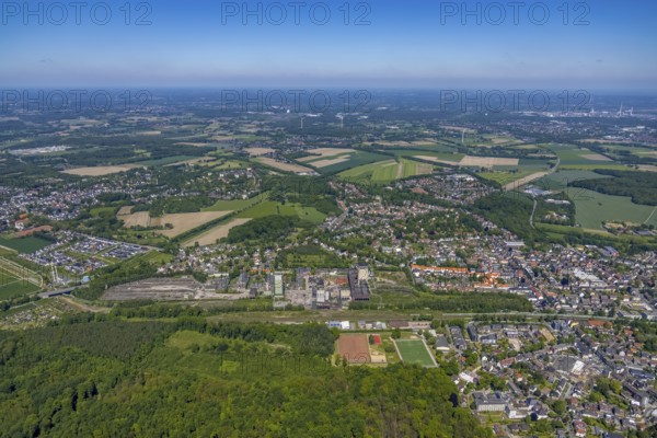 Aerial view, New Westerholt Colliery, Hassel, Gelsenkirchen, Ruhr area, North Rhine-Westphalia,