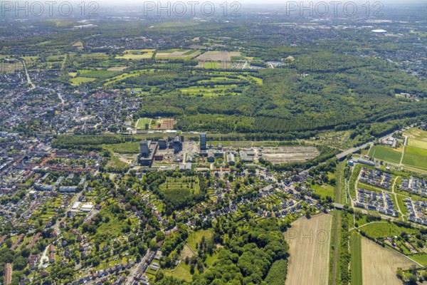 Aerial view, New Westerholt Colliery, Hassel, Gelsenkirchen, Ruhr area, North Rhine-Westphalia,