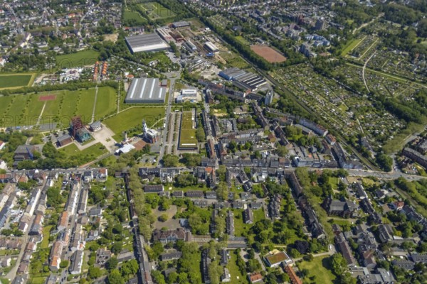 Aerial view, Bismarck shopping centre, Bismarckstraße Nord/Consol, retail centre,