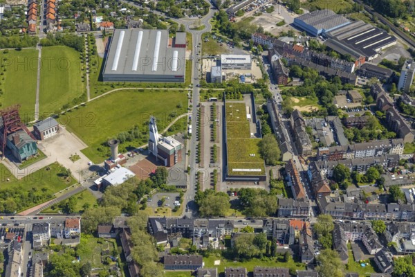Aerial view, Bismarck shopping centre, Bismarckstraße Nord/Consol, retail centre,