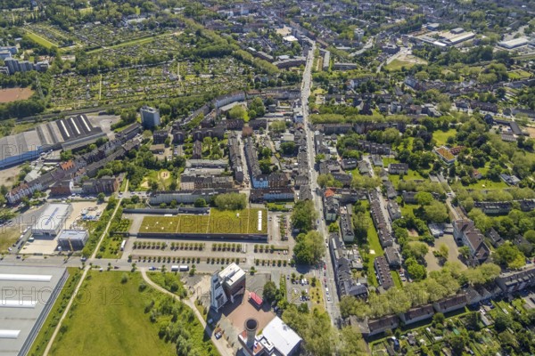 Aerial view, Bismarck shopping centre, Bismarckstraße Nord/Consol, retail centre,
