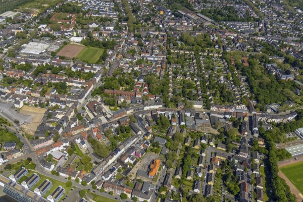 Aerial view, supplementary location retail centre, Bochumer Straße, Wissenschaftspark Gelsenkirchen