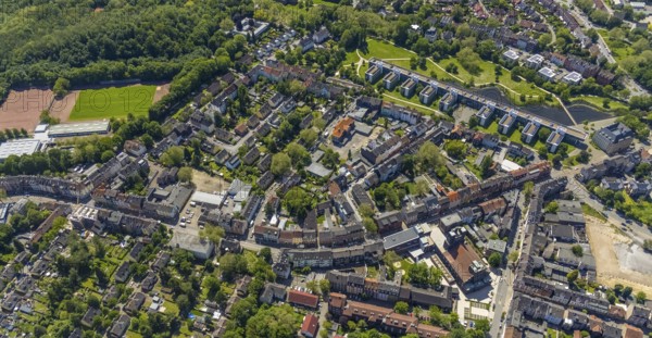 Aerial view, supplementary location retail centre, Bochumer Straße, Wissenschaftspark Gelsenkirchen