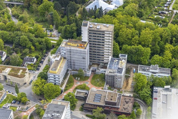 Aerial view, University Hospital Essen, Medical Centre, Institute Group I, Essen-Holsterhausen,