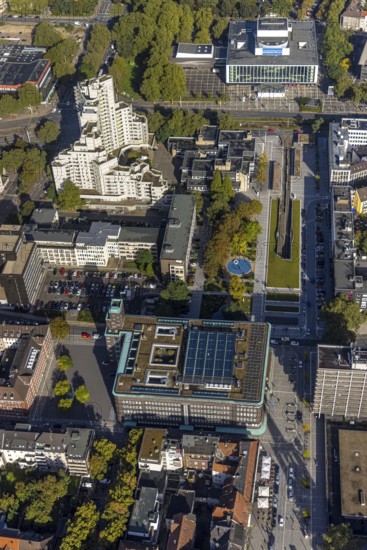 Aerial view, City-Wohnanlage Weißer Riese am Fritz-Rahkob-Platz in the Altstadt district of