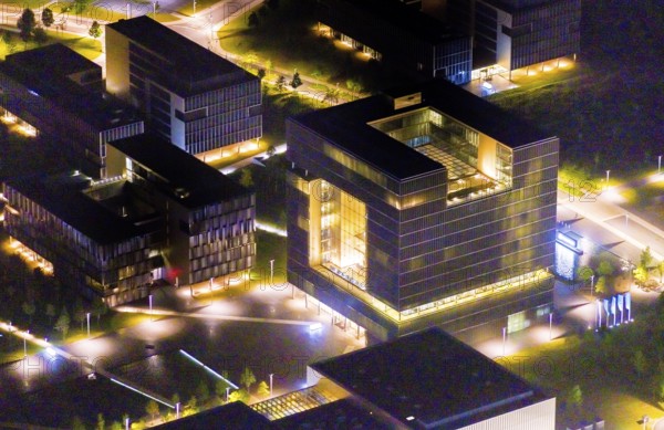 Aerial view, thyssenkrupp Quarter, Altendorf, Essen, Ruhr area, North Rhine-Westphalia, Germany,