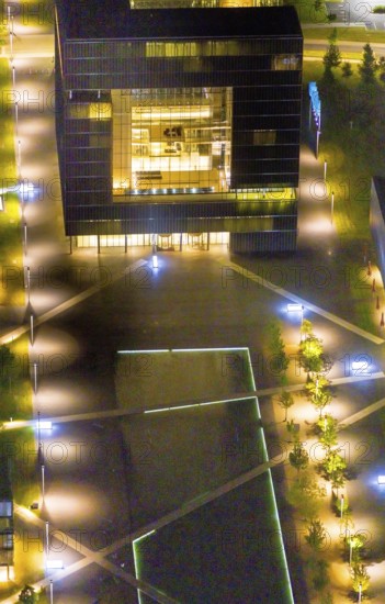 Aerial view, thyssenkrupp Quarter, Altendorf, Essen, Ruhr area, North Rhine-Westphalia, Germany,