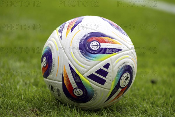Symbolic image 3rd league 2025/26 (Germany, Football) : Close-up of the match ball Adidas W EURO25