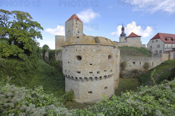 Romanesque castle built in the 10th century with Dicker Heinrich, Marterturm and Pariser Turm,
