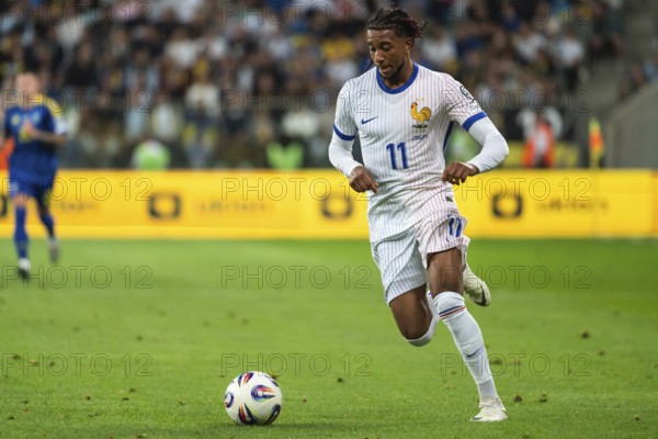 WROCLAW, POLAND - SEPTEMBER 5, 2025: Qualifications for FIFA 2026. Football match Ukraine vs France