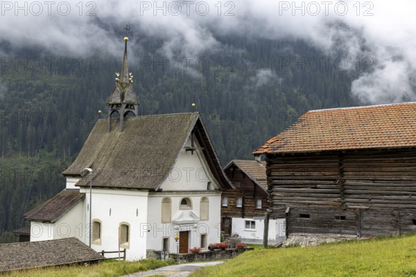Caplutta Nossa Dunna de la Naiv, chapel Sta. Maria zum Schnee, Zarcuns, Sedrun, Tujetsch, Surselva,
