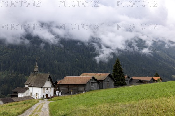 Caplutta Nossa Dunna de la Naiv, chapel Sta. Maria zum Schnee, Zarcuns, Sedrun, Tujetsch, Surselva,